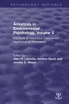 Advances in Environmental Psychology, Volume 6 cover