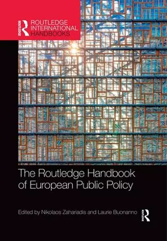 The Routledge Handbook of European Public Policy cover