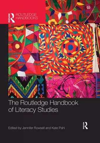 The Routledge Handbook of Literacy Studies cover