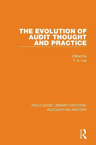 The Evolution of Audit Thought and Practice cover