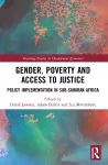 Gender, Poverty and Access to Justice cover