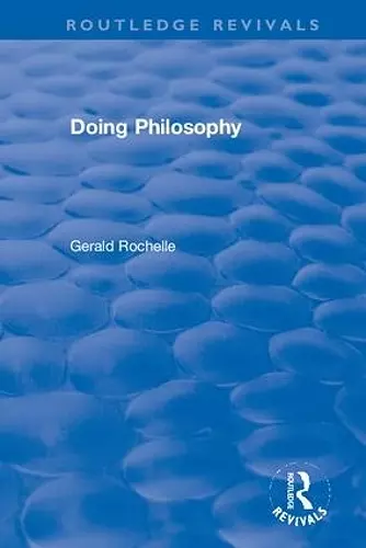 Doing Philosophy cover