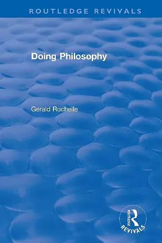 Doing Philosophy cover