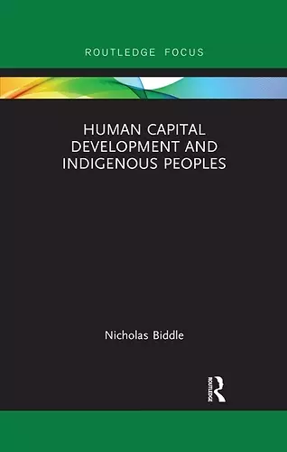 Human Capital Development and Indigenous Peoples cover