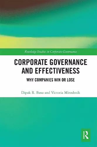 Corporate Governance and Effectiveness cover