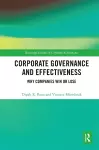 Corporate Governance and Effectiveness cover