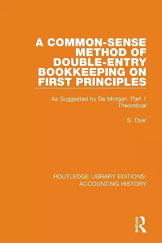 A Common-Sense Method of Double-Entry Bookkeeping on First Principles cover