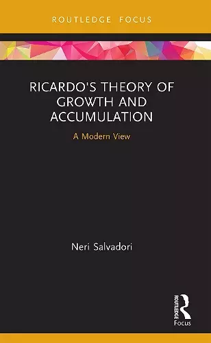 Ricardo's Theory of Growth and Accumulation cover