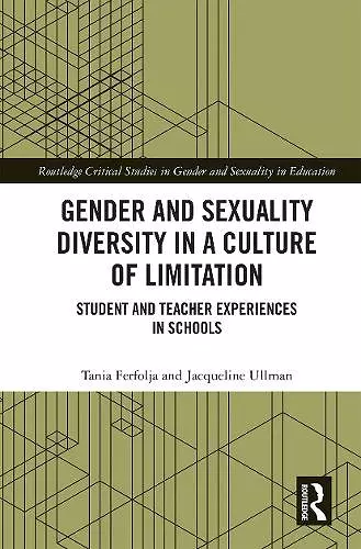 Gender and Sexuality Diversity in a Culture of Limitation cover