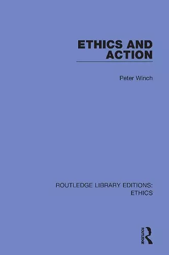 Ethics and Action cover