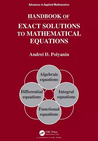 Handbook of Exact Solutions to Mathematical Equations cover