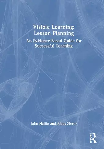 Visible Learning: Lesson Planning cover