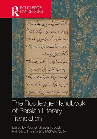 The Routledge Handbook of Persian Literary Translation cover