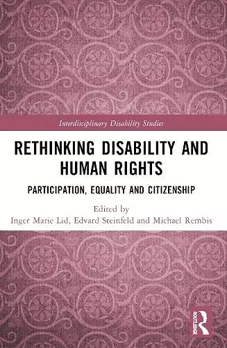 Rethinking Disability and Human Rights cover