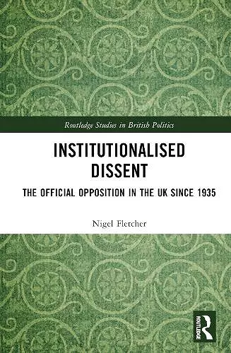 Institutionalised Dissent cover