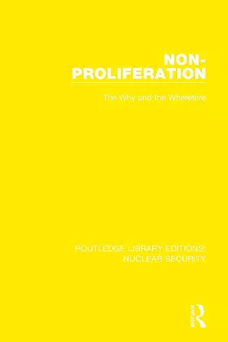 Non-Proliferation cover