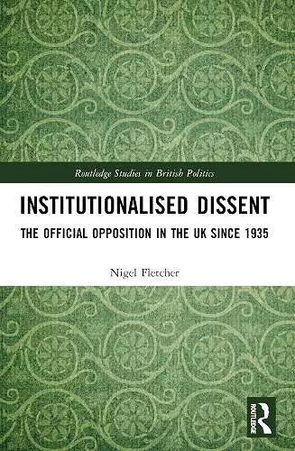 Institutionalised Dissent cover