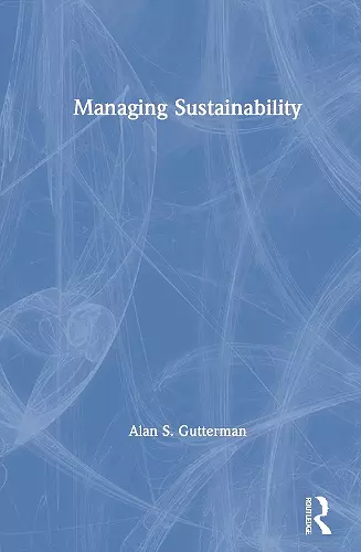 Managing Sustainability cover