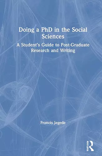 Doing a PhD in the Social Sciences cover