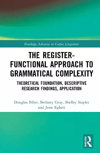 The Register-Functional Approach to Grammatical Complexity cover