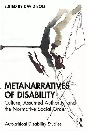 Metanarratives of Disability cover