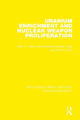 Uranium Enrichment and Nuclear Weapon Proliferation cover