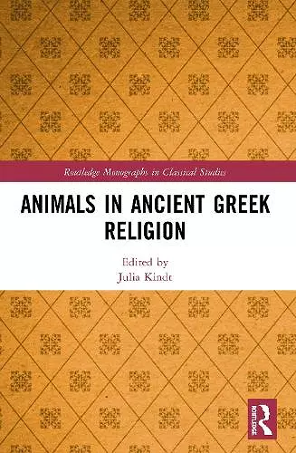 Animals in Ancient Greek Religion cover