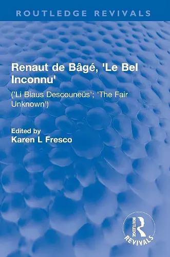 Renaut de Bâgé, 'Le Bel Inconnu' cover