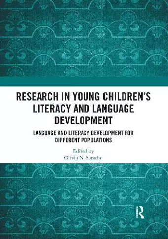 Research in Young Children's Literacy and Language Development cover