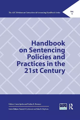 Handbook on Sentencing Policies and Practices in the 21st Century cover