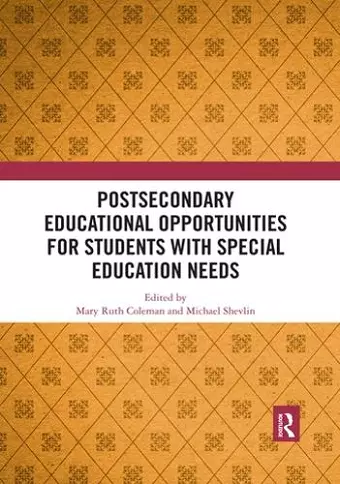 Postsecondary Educational Opportunities for Students with Special Education Needs cover