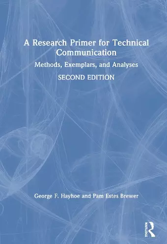 A Research Primer for Technical Communication cover