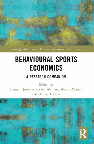 Behavioural Sports Economics cover