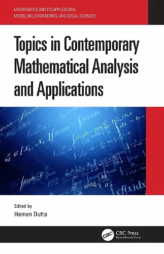 Topics in Contemporary Mathematical Analysis and Applications cover