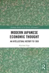 Modern Japanese Economic Thought cover