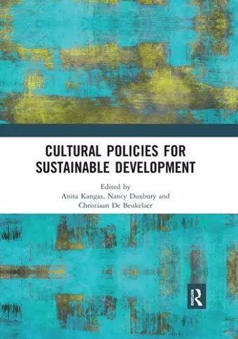 Cultural Policies for Sustainable Development cover