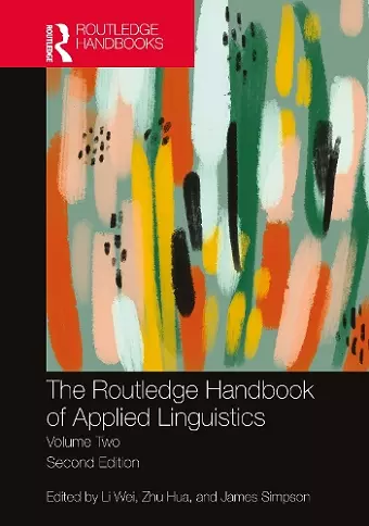 The Routledge Handbook of Applied Linguistics cover