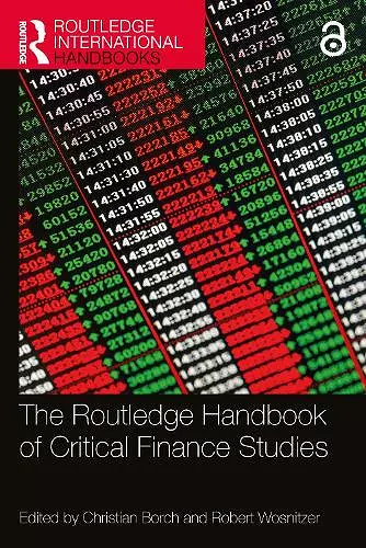 The Routledge Handbook of Critical Finance Studies cover