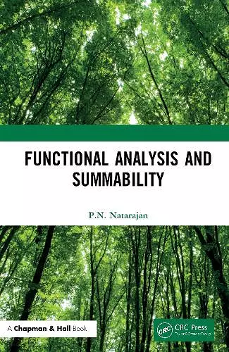 Functional Analysis and Summability cover