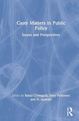 Caste Matters in Public Policy cover