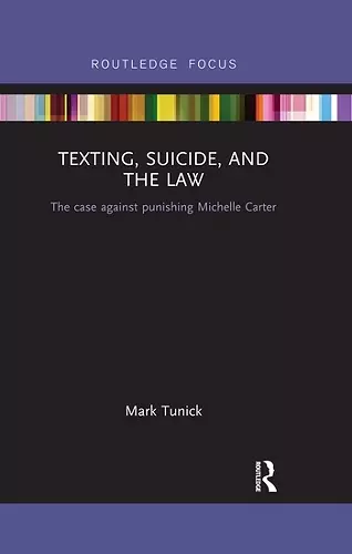 Texting, Suicide, and the Law cover