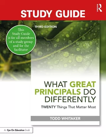 Study Guide: What Great Principals Do Differently cover