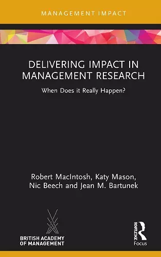 Delivering Impact in Management Research cover
