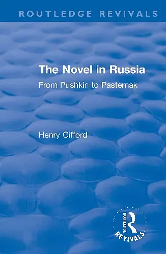 The Novel in Russia cover
