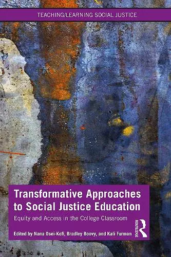 Transformative Approaches to Social Justice Education cover