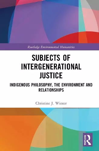 Subjects of Intergenerational Justice cover