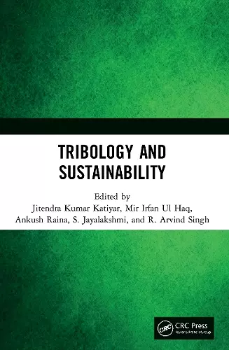 Tribology and Sustainability cover