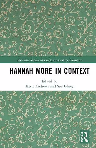 Hannah More in Context cover