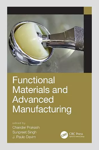 Functional Materials and Advanced Manufacturing cover