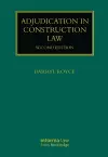 Adjudication in Construction Law cover